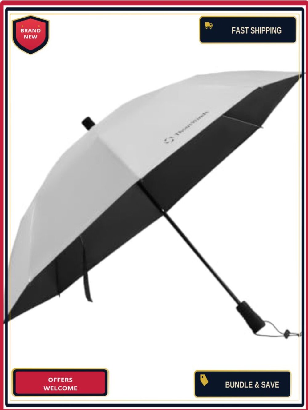 Ultralight 5.4oz Carbon Fiber Hiking Umbrella, Windproof UPF 50+, Hands-Free